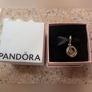 Pandora Two-Tone Circle Charm